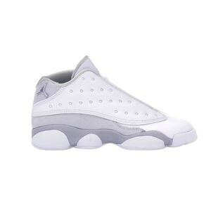 NIKE Air Jordan 13 Retro Low 'Pure Platinum' Sneakers Size 6Y/W7.5